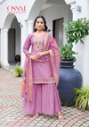 Mannat Vol 2 By Ossm Viscose Roman Silk Kurti With Bottom Dupatta Exporters In India